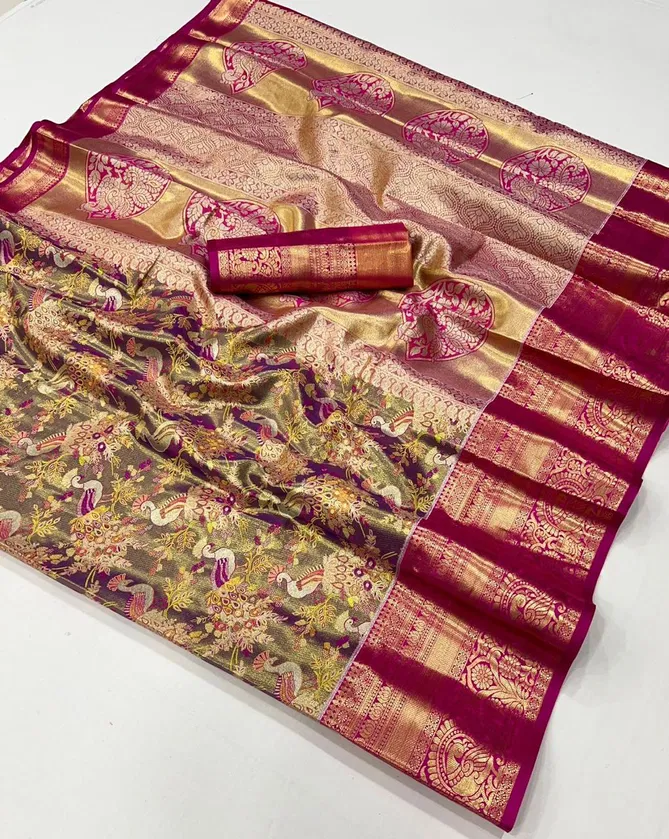 Dharmavaram By Sosy Handloom Silk Sarees Wholesale Market In India 